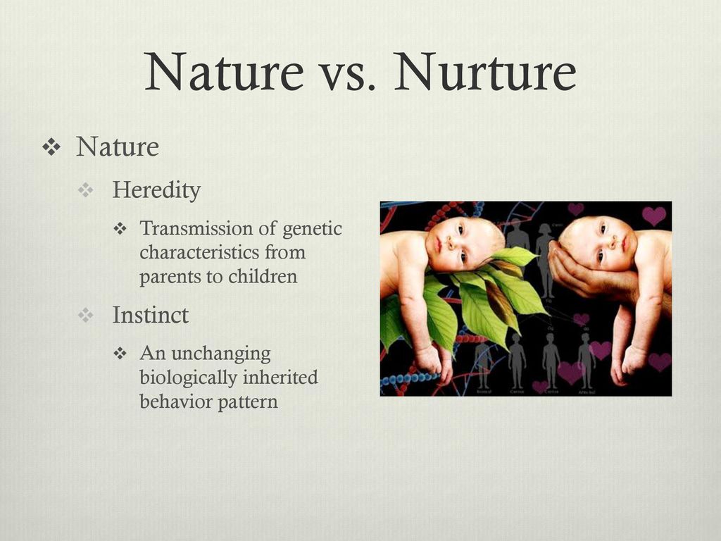nature vs nurture behavior examples
