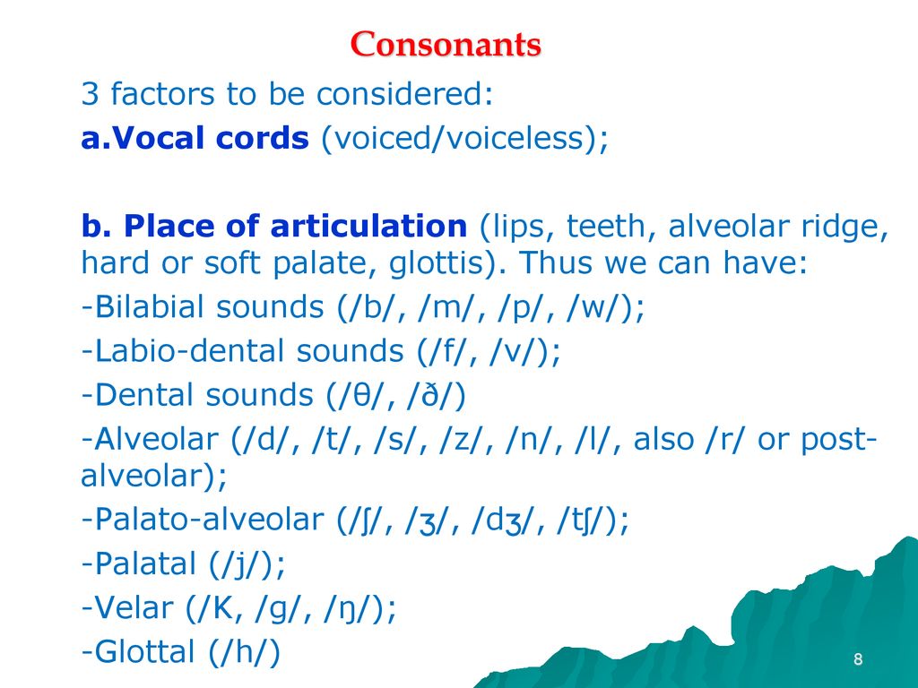 The Sounds Of English Ppt Download