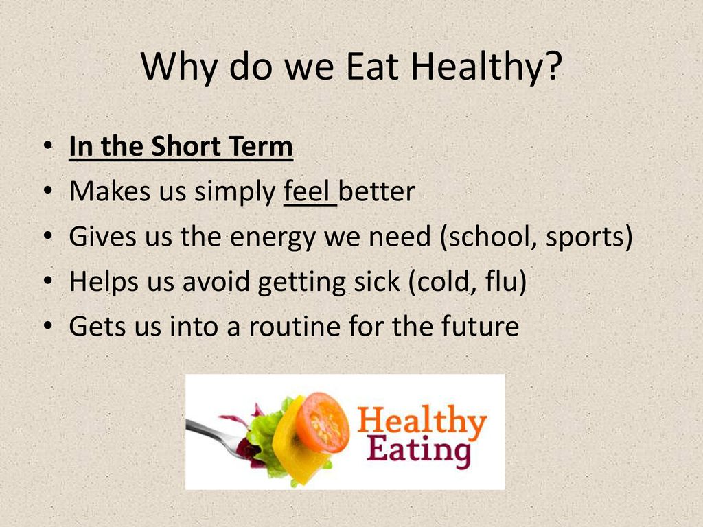 Introduction to Healthy Eating and Nutrition - ppt download