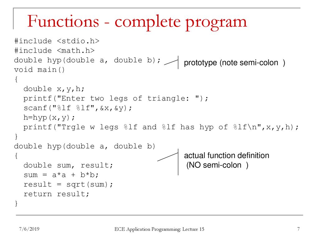 EECE.2160 ECE Application Programming - ppt download