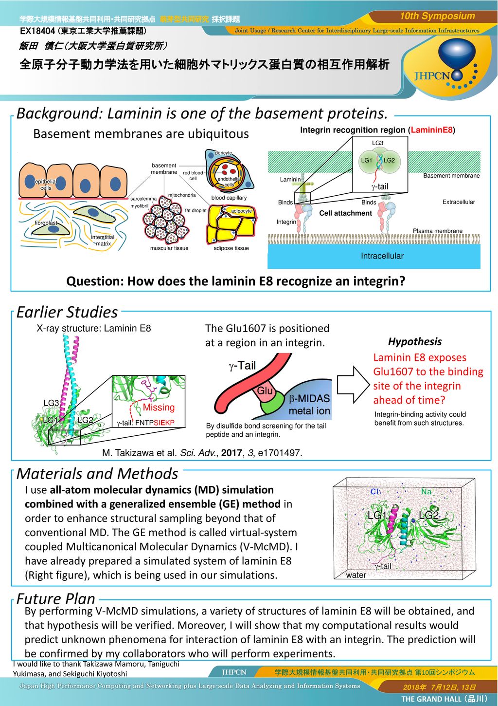Earlier Studies Background Laminin Is One Of The Basement Proteins Ppt Download