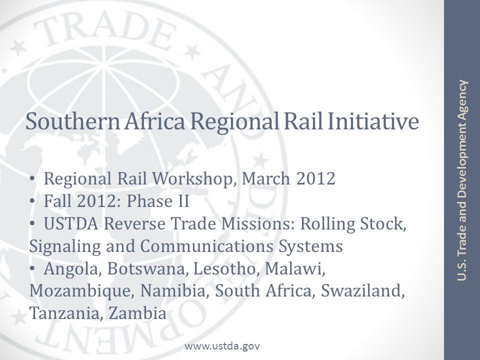 Southern Africa Regional Rail Initiative