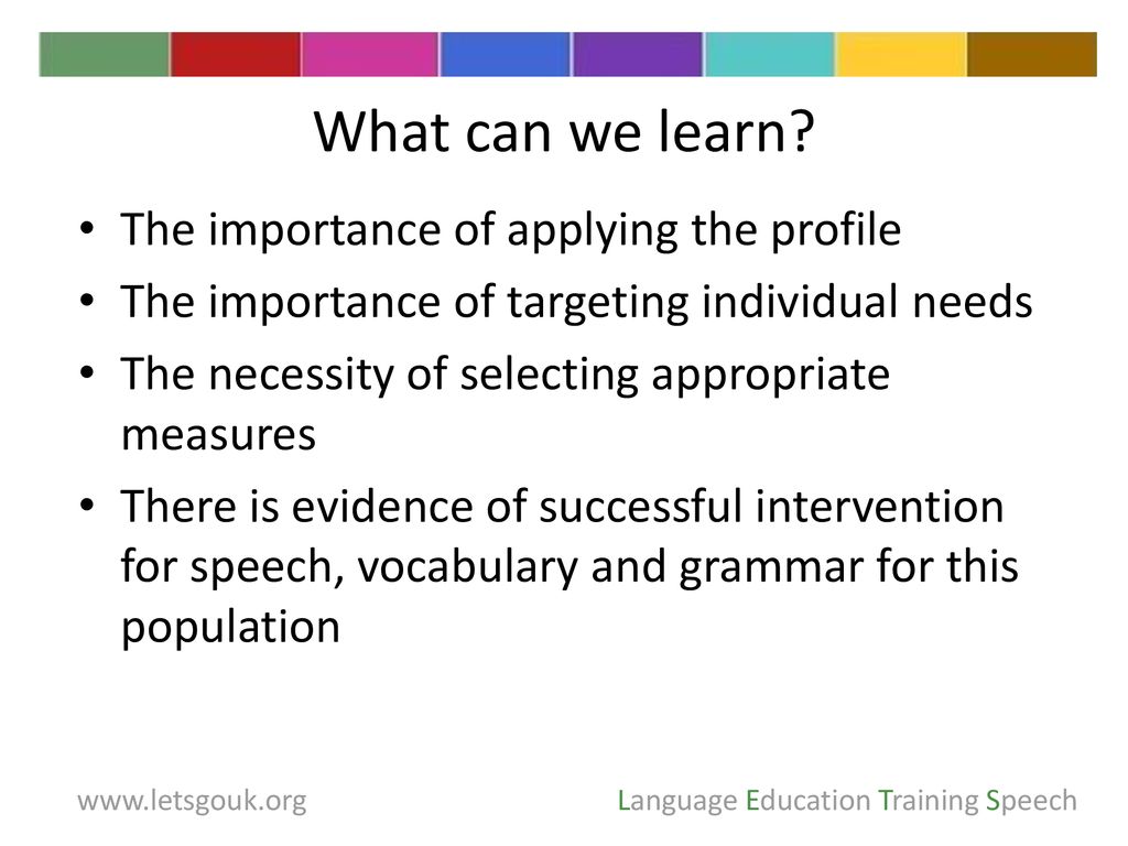 Language Education Training Speech