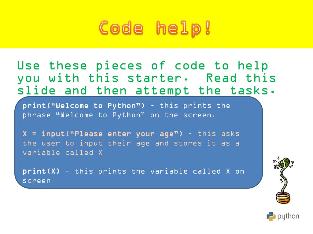 What you need to do… Drag the pieces of code into the correct order ...