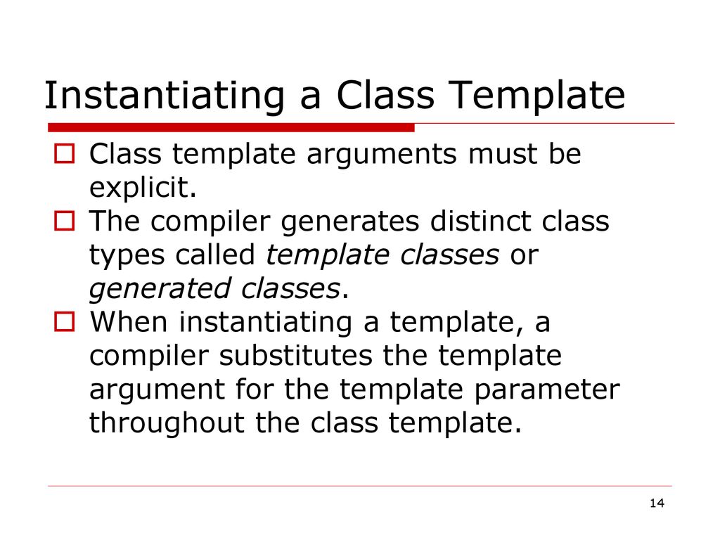 Lecture 8 introduction to c templates and exceptions ppt download