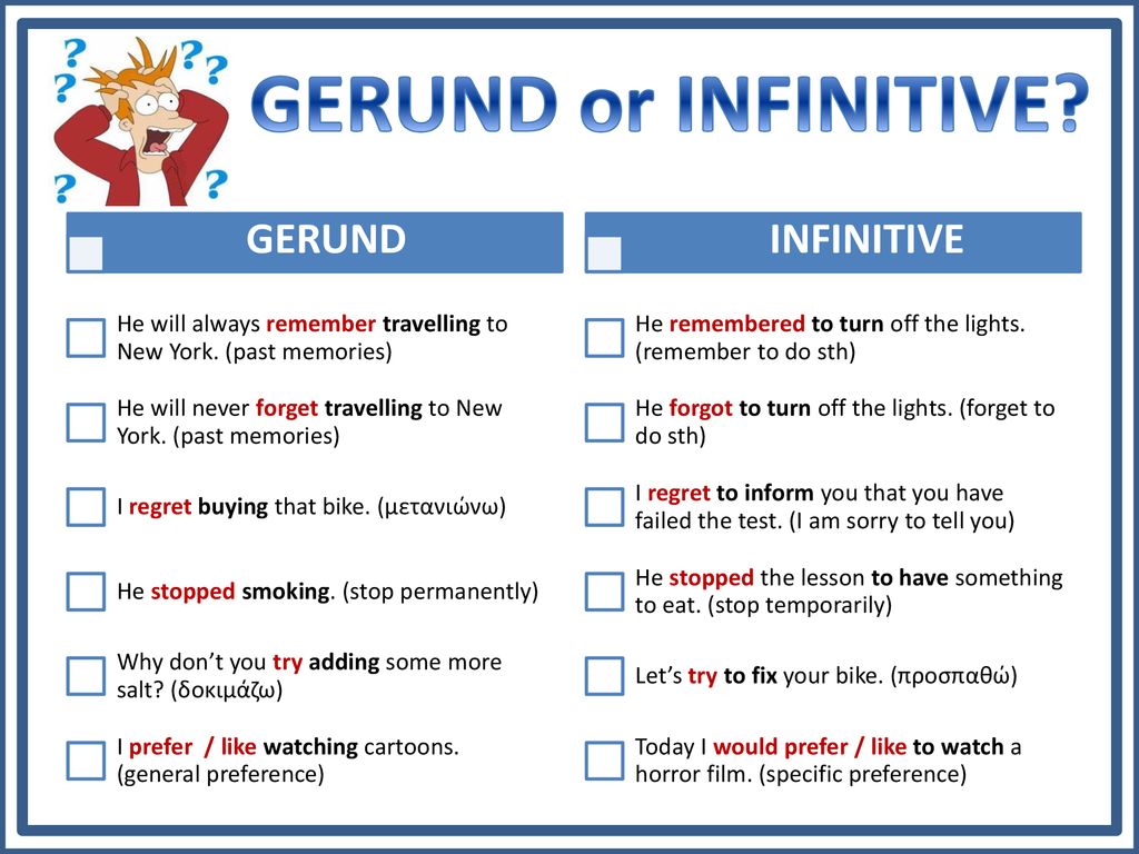 Infinitive or gerund. Gerund and Infinitive. Gerund or Infinitive. Need герундий или инфинитив. Gerunds and Infinitives правило.