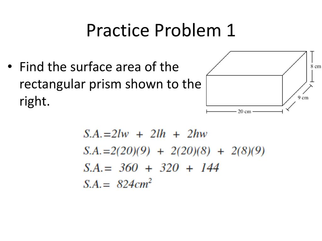 Surface Area. - ppt download