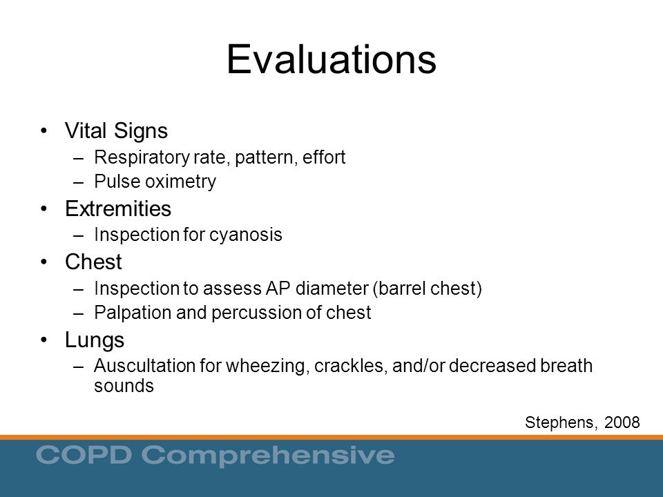 Evaluations Vital Signs Extremities Chest Lungs