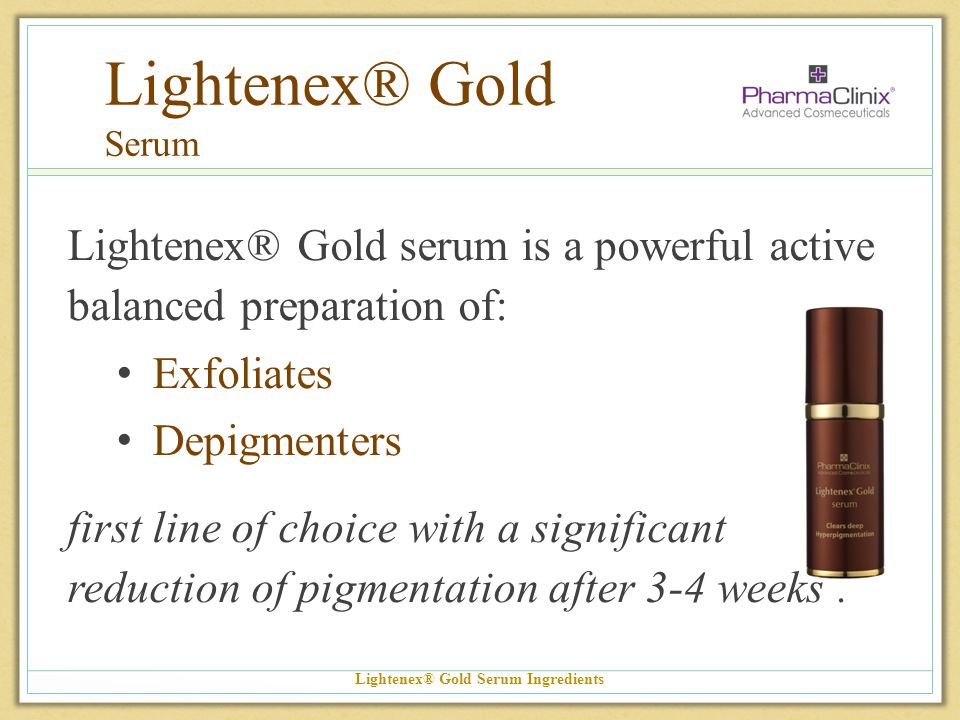 Lightenex Gold Serum Why Ppt Video Online Download