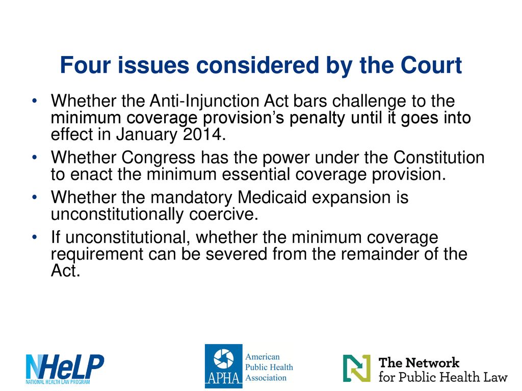 The Supreme Court’s Decision On The Affordable Care Act Implications For Prevention And Public