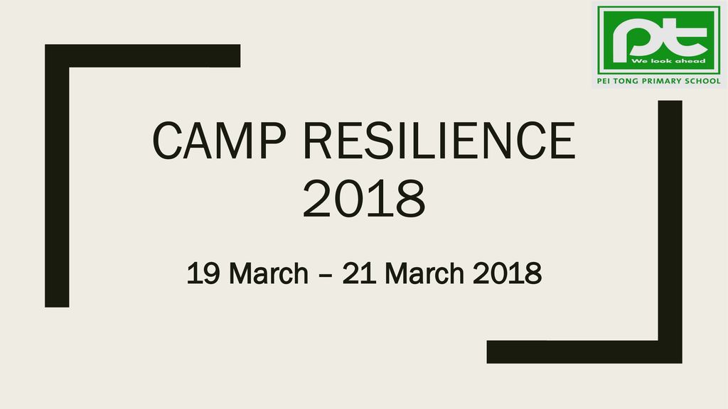 Camp Resilience March 21 March Ppt Download