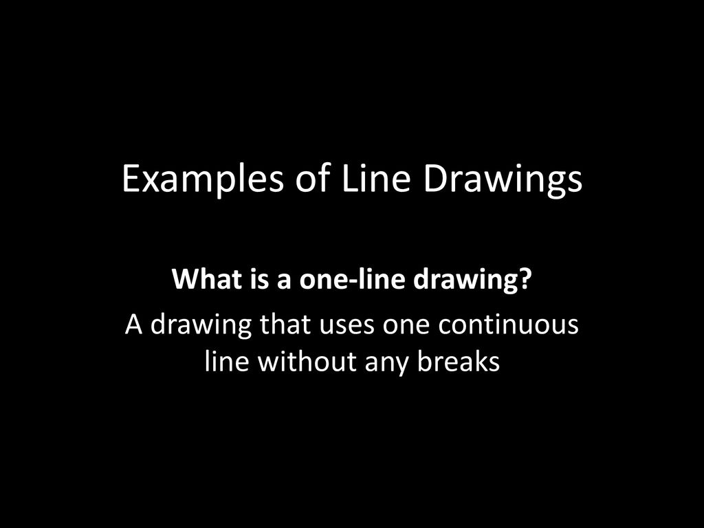 Line Drawings and Blind Contour - ppt download