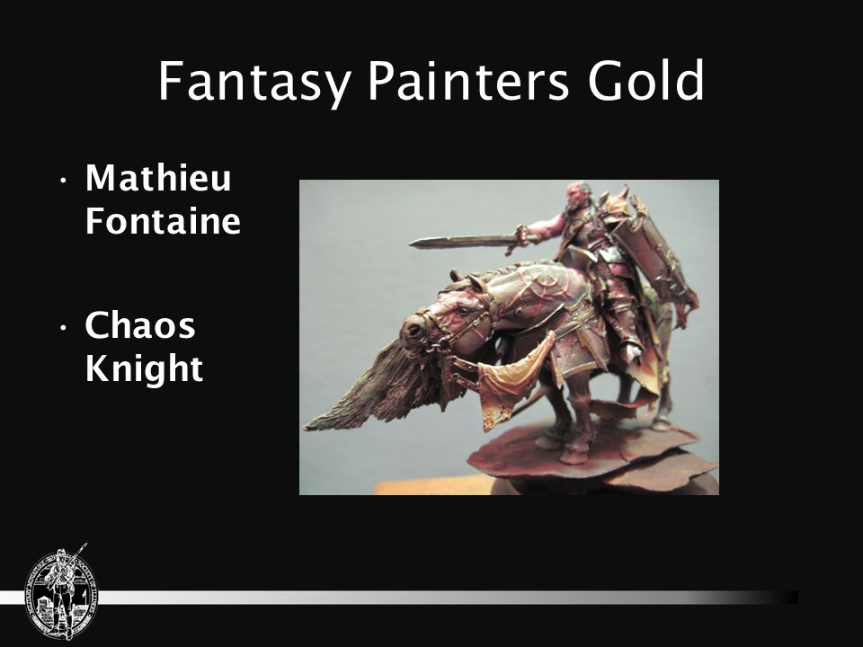 Fantasy Painters Gold Mathieu Fontaine Chaos Knight