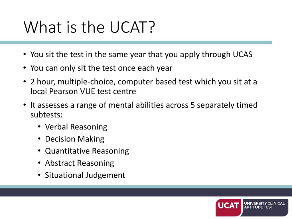 University Clinical Aptitude Test Ppt Download