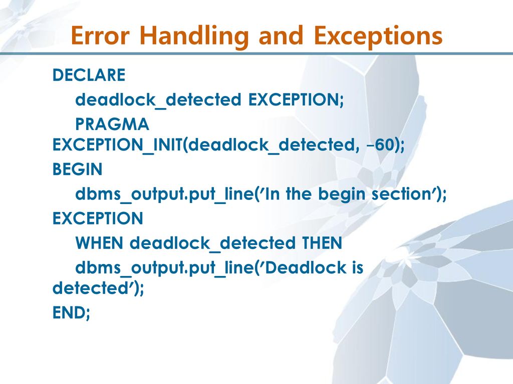 Database programming using oracle 11g ppt download