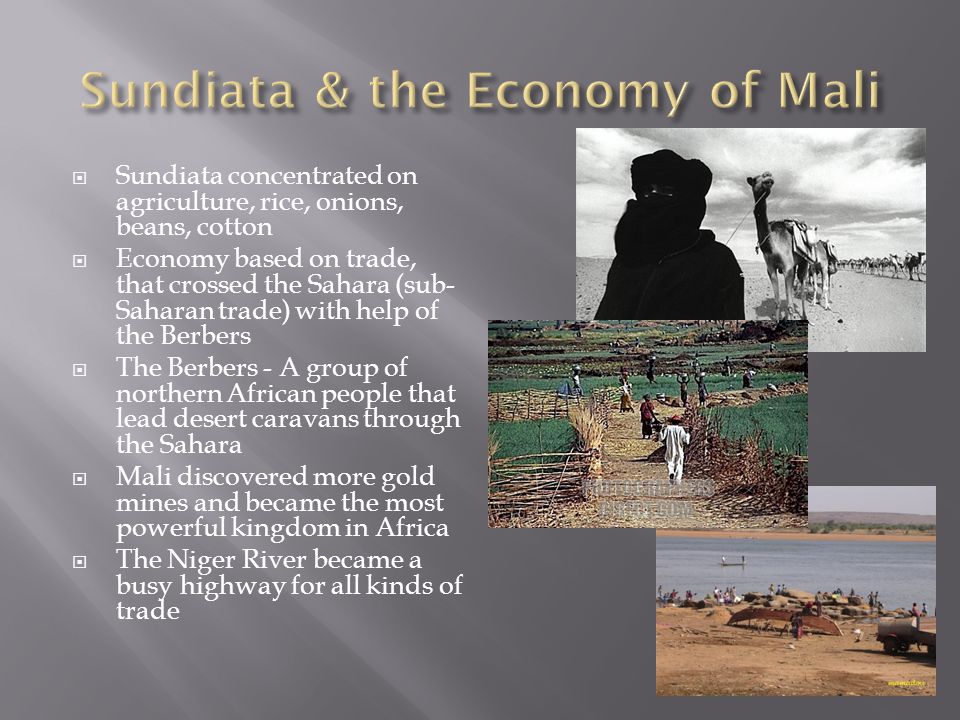 Sundiata & the Economy of Mali