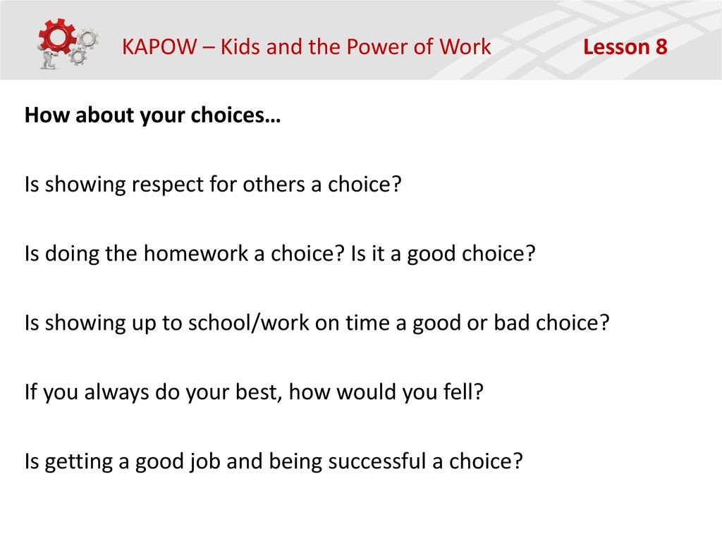 Kapow Kids And The Power Of Work Lesson 8 Ppt Download