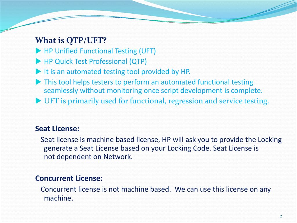 UNIFIED FUNCTIONAL TESTING ( UFT ) - ppt download