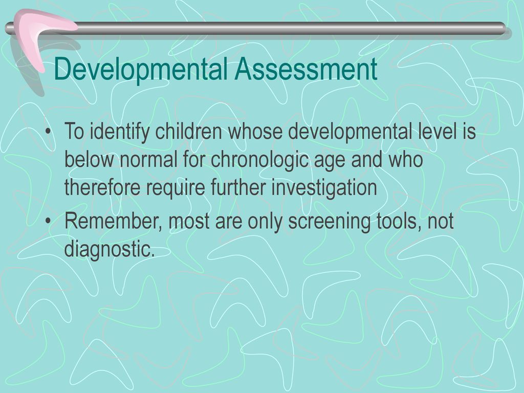Developmental Assessment