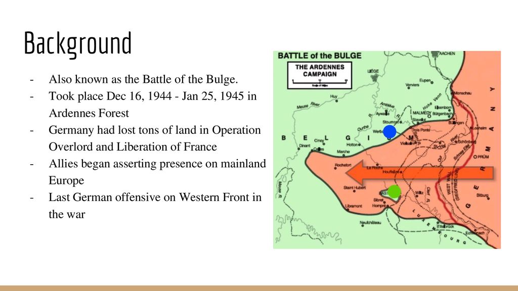 The Ardennes Offensive - ppt download
