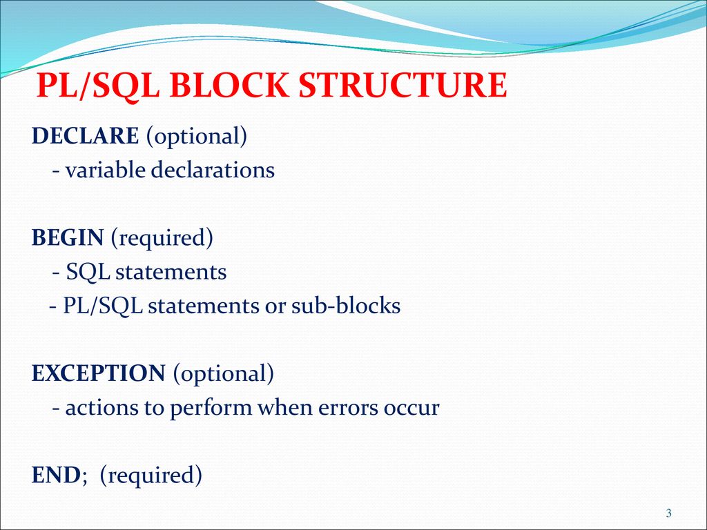 Procedural Language/Structured Query Language PL/SQL - ppt download