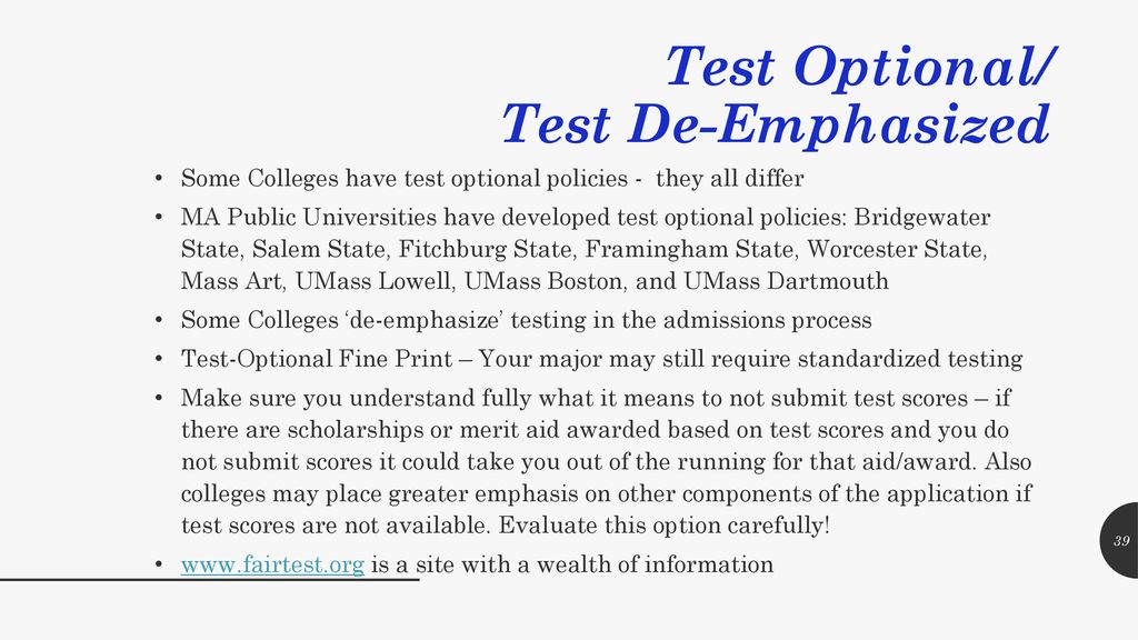 An Overview Of The College Admissions Process - Ppt Download