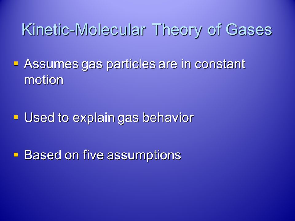 Chapter 12 Gas Behavior. - ppt video online download