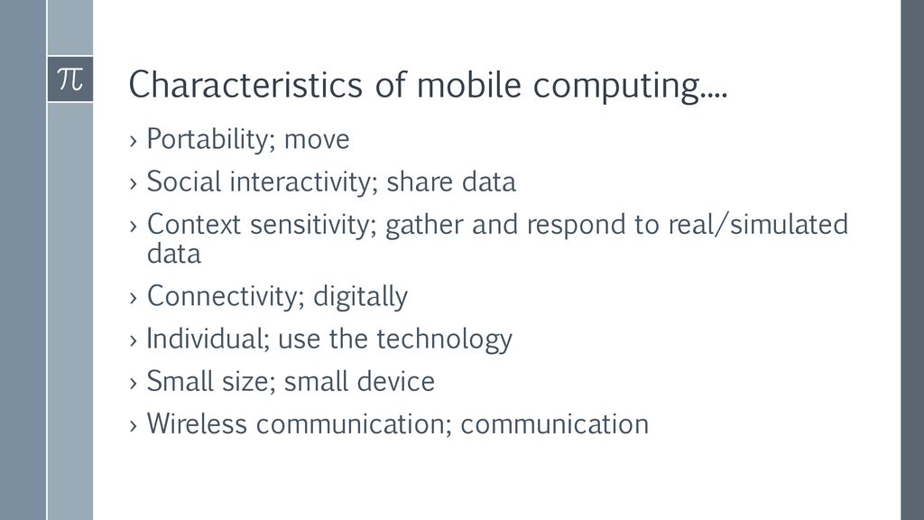 Introduction to mobile computing ppt download