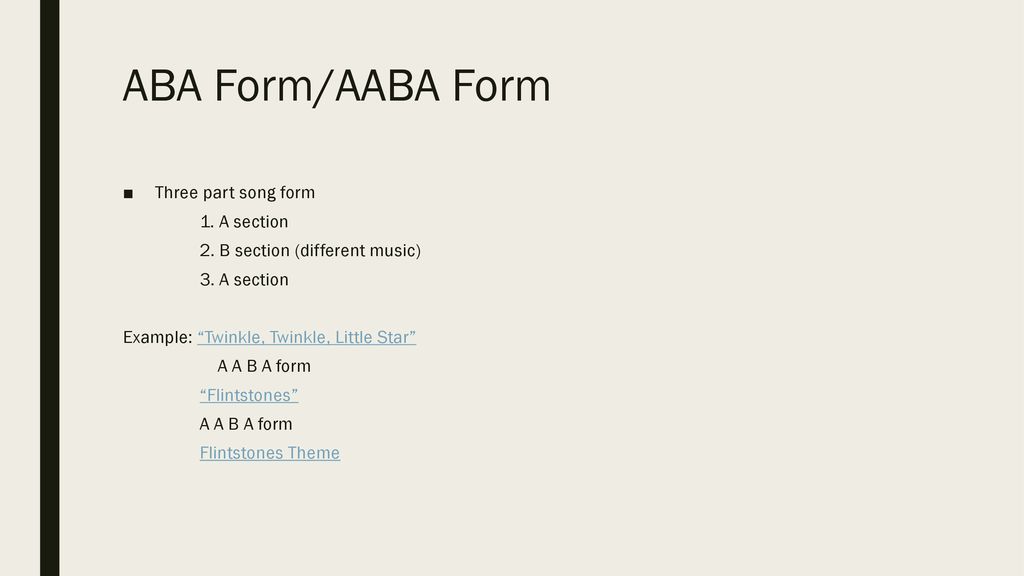 Elements of music Form. ppt download