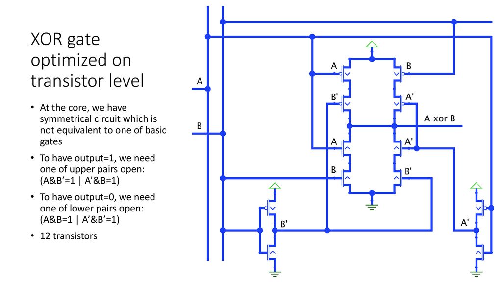 xor gate transistor