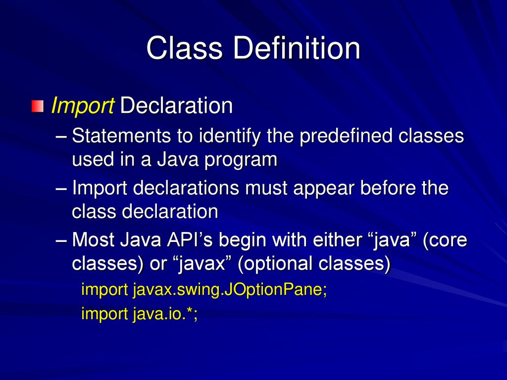 Introduction to Java IST 311 / MIS ppt download