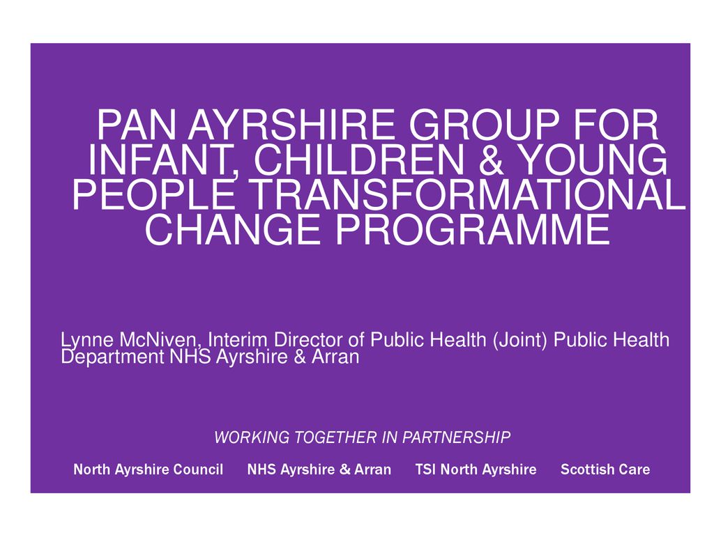 WELCOME North Ayrshire Children Services Forum, Friday 22 March ppt ...