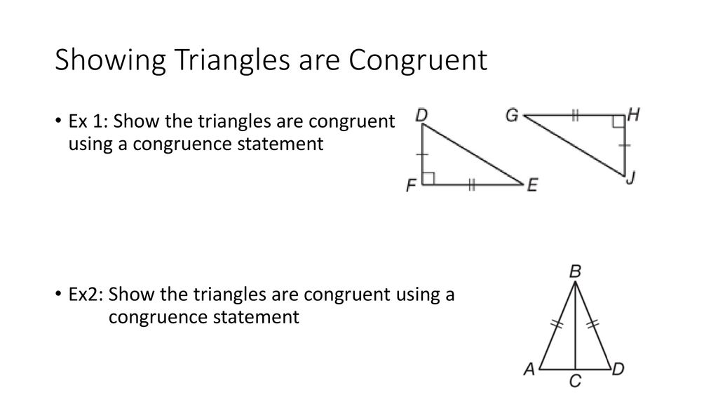 4-4/4-5 Proving Triangles Congruent - ppt download