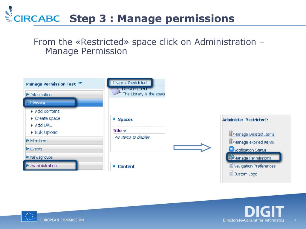 How to build a restricted and public access to the Interest group - ppt ...