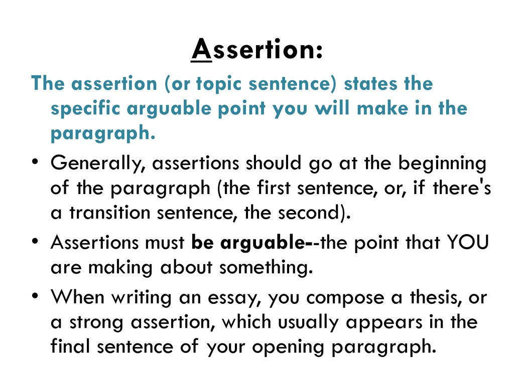 AXES Paragraph Model English 18 Academic. - ppt download