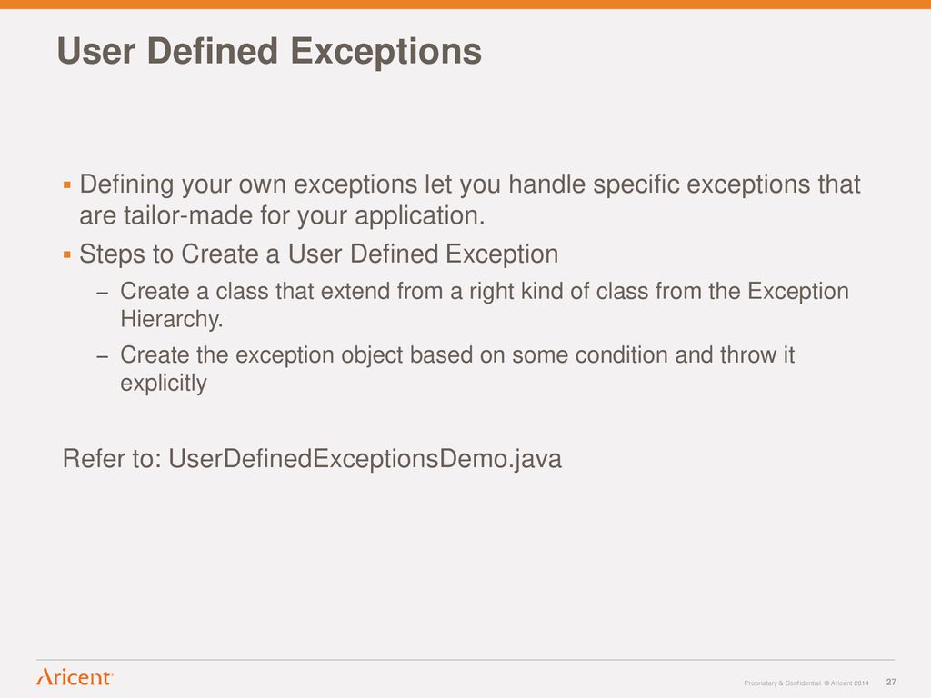Exception Handling. - ppt download