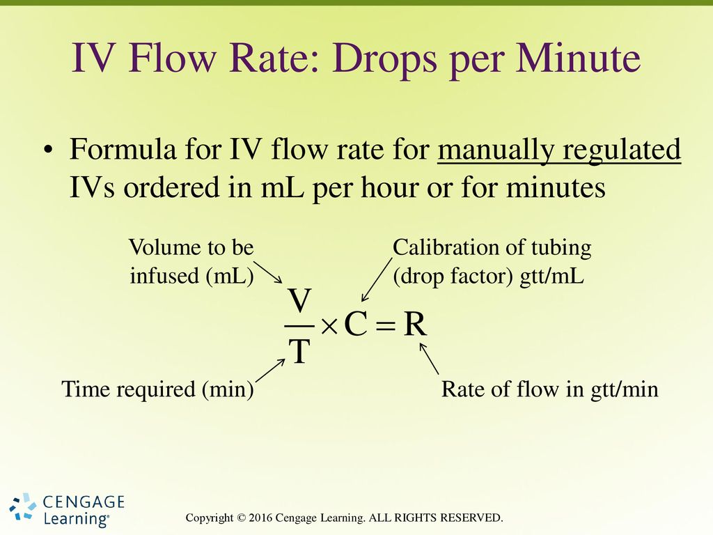 Intravenous Solutions, Equipment, and Calculations - ppt download