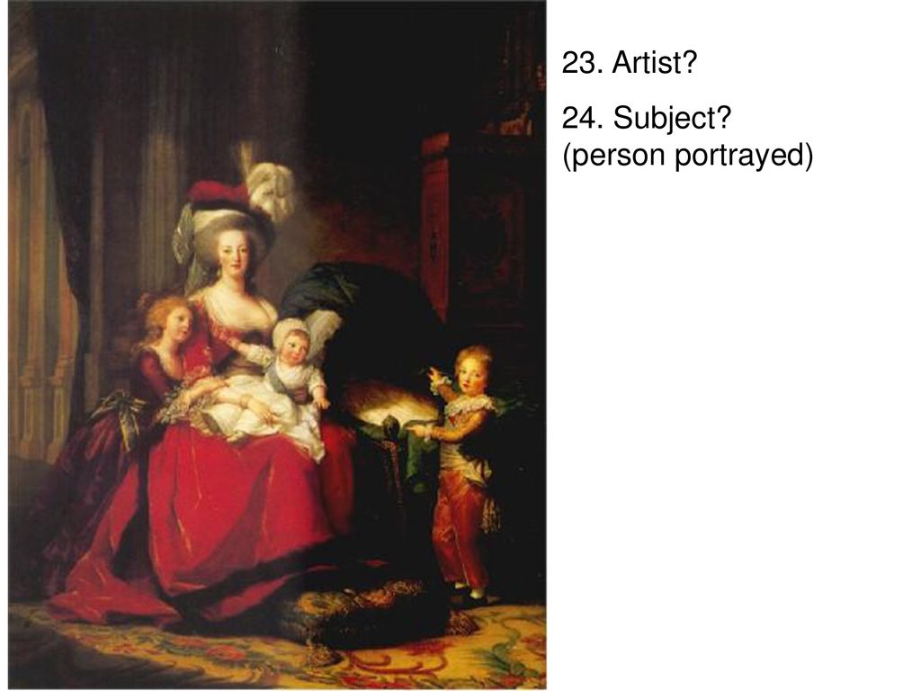 Slide Identification Quiz Genre Painting with Rococo, Neoclassicism ...