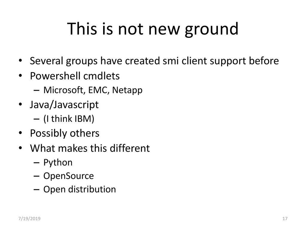 PyWBEM Python WBEM Client: Overview #2 - ppt download