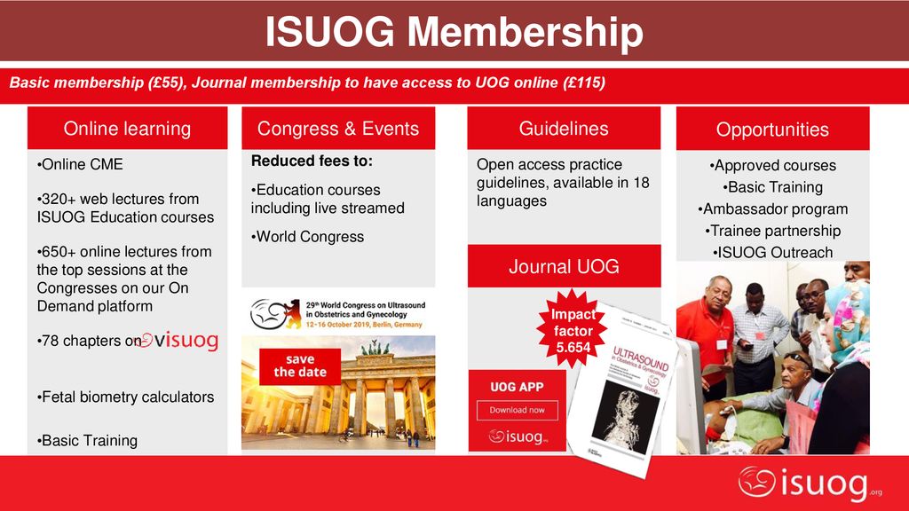 ISUOG Membership   Online learning