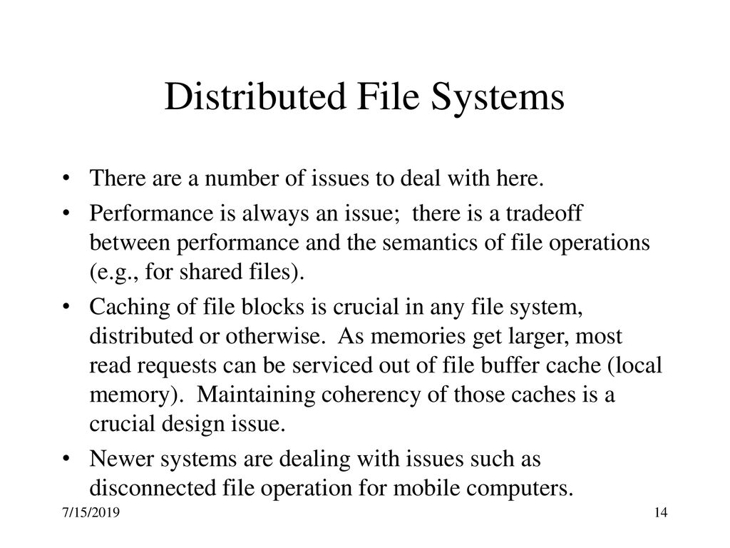 Distributed File Systems - ppt download