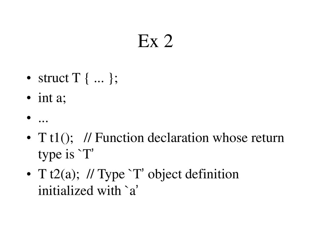 C++ parse analysis Save and restore parser state - ppt download