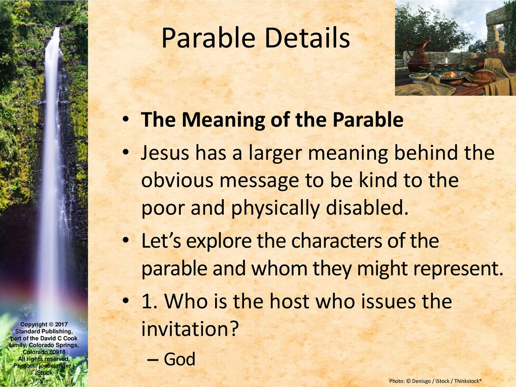 Parable of the Great Dinner - ppt download