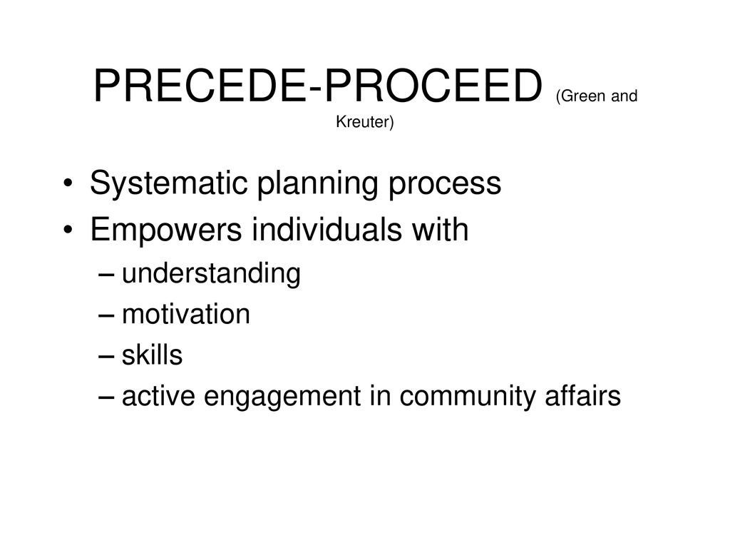 Program Planning: Models and Theories - ppt download