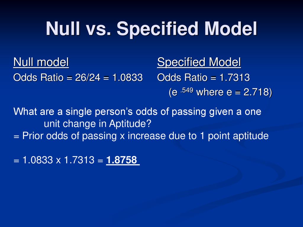 Odds Vs Probabilities Odds Ratio In Spss Exp B Is An Odds Rather Than A Probability Odds Success Failure Probability Likelihood Of Success For Ppt Download Odds Vs Probabilities Odds Ratio In Spss Exp B Is An Odds Rather Than A Probability Odds Success Failure Probability Likelihood Of Success For Ppt Download