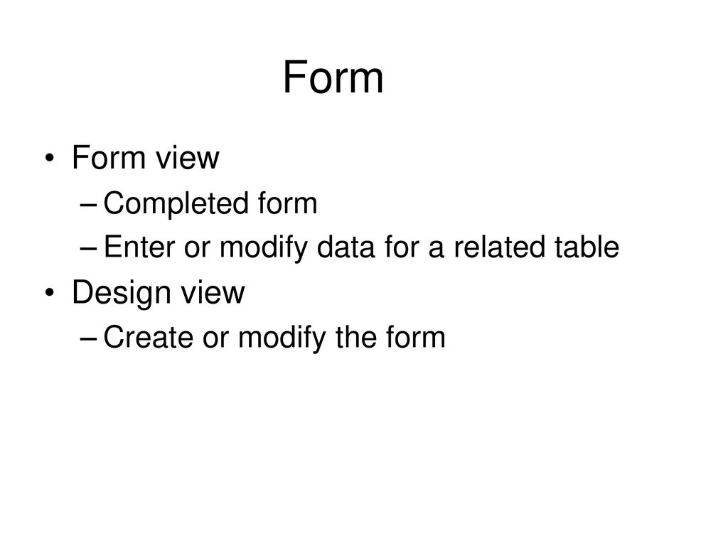 Chapter 2 design table and form ppt download
