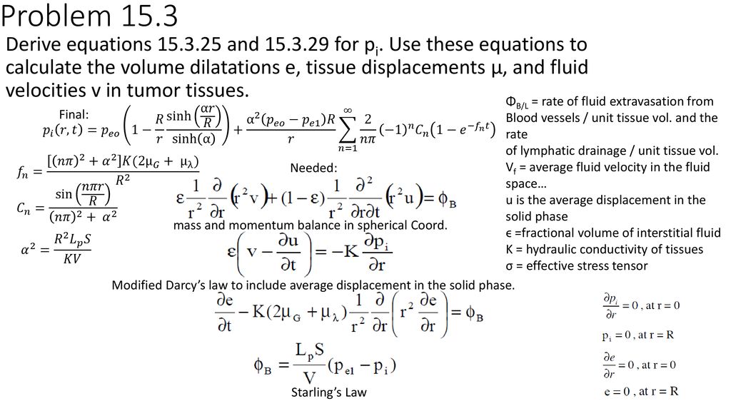 Problem 15 1 If The Diffusion Coefficients Of Glucose And Igg Are 2e 6 And 2e 8 Cm2s 1 And The Convective Velocity Is 0 5 Mm S Determine Which Mode Of Ppt Download