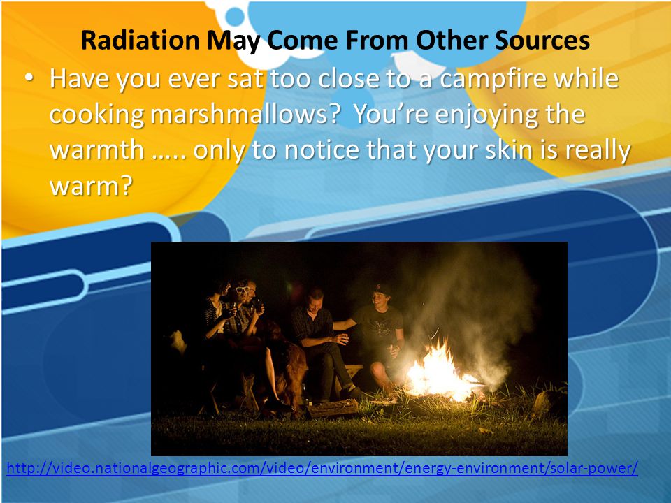 Radiation May Come From Other Sources