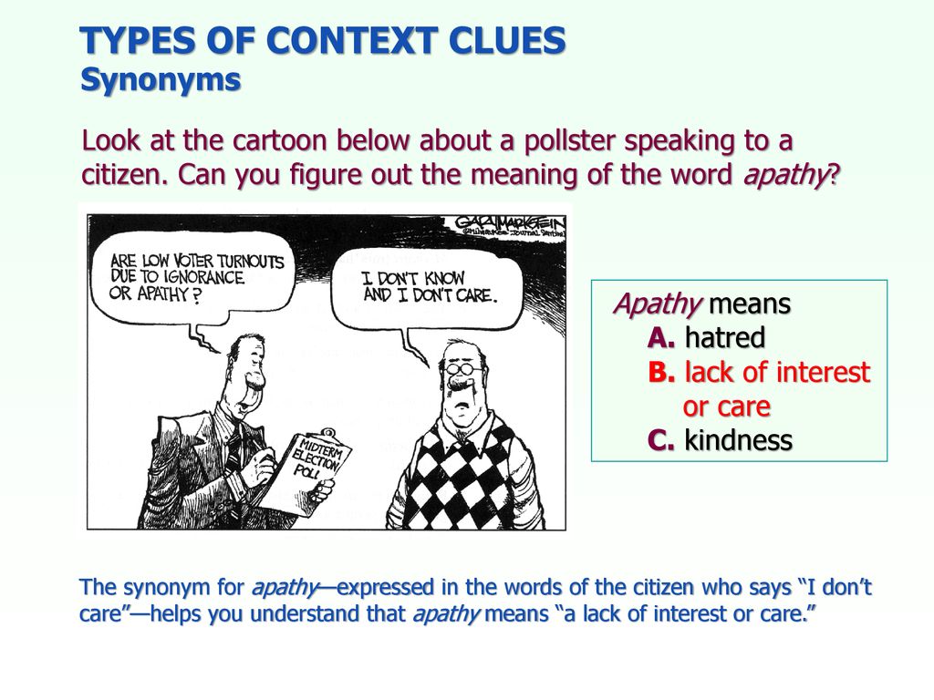 Vocabulary in Context Objective: - ppt download