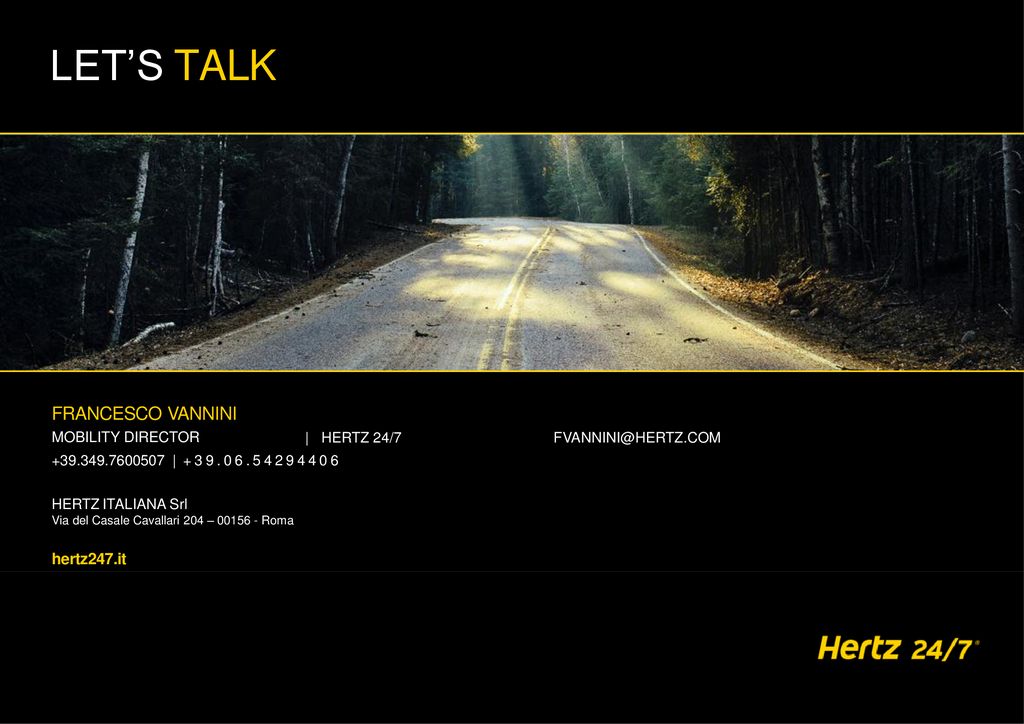 HERTZ 24/7 The future of car rental experience is here. - ppt download